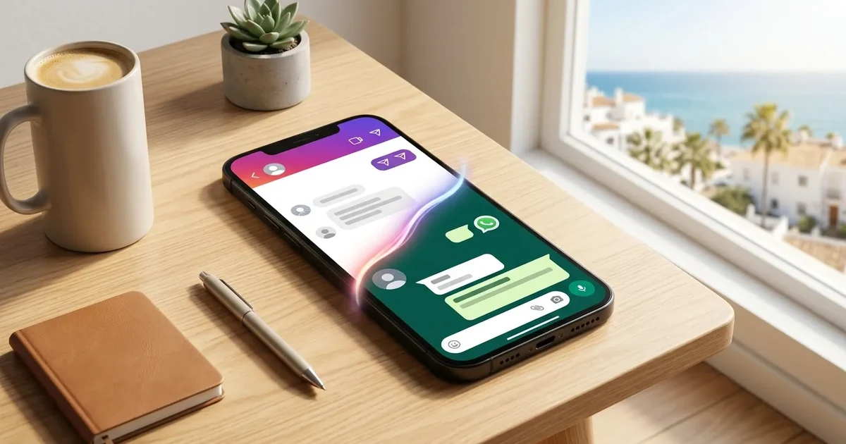 Centralizing customer service on Instagram and WhatsApp with AI